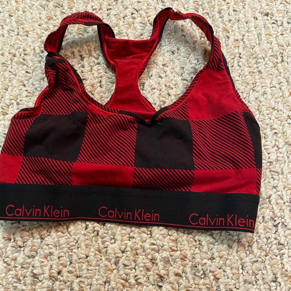 calvin klein sports bra